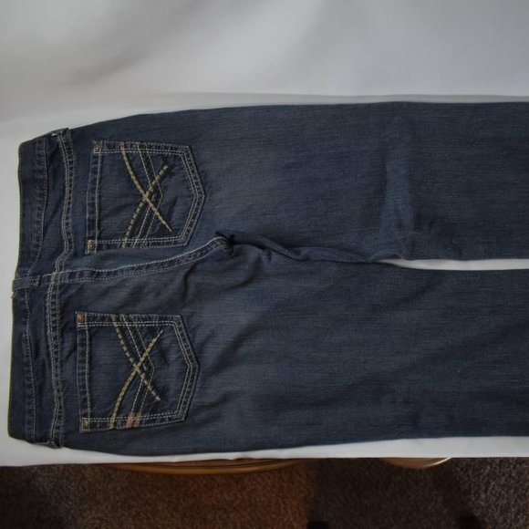 Ariat Denim Straight Slim Jeans Size 35 x 34 - Picture 5 of 5